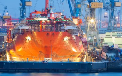 Schiffbauindustrie-Emissionen