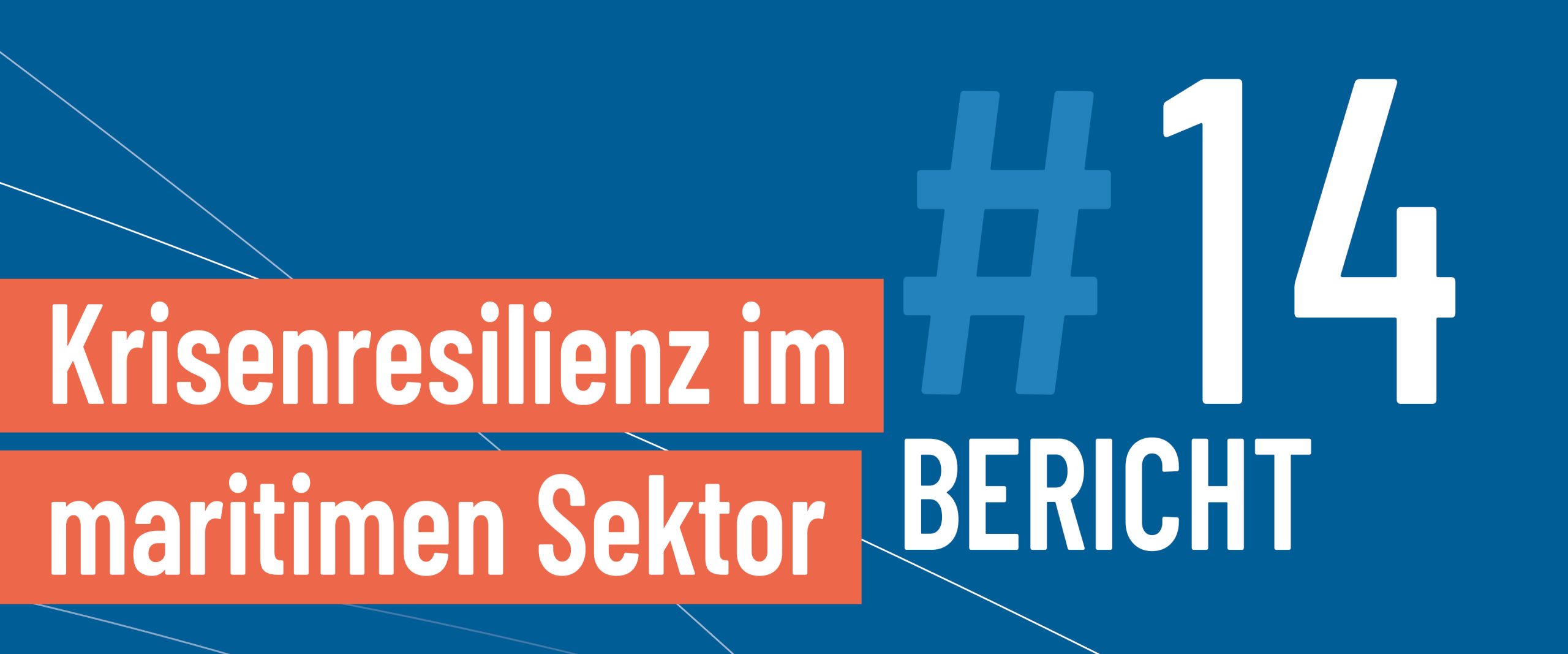 14. Bericht zur Krisenresilienz im maritimen Sektor
